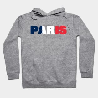 Paris Tricolor Blue White Red Hoodie